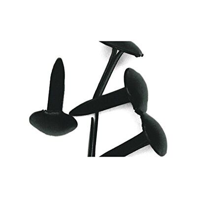 Rayher Brads redondos, 4 + 8 mm, blister de 75 unidades, cor preta Rayher Brads redondos, 4 + 8 mm, blister de 75 unidades, cor preta