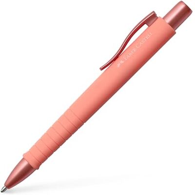 Faber-Castell Poly Ball Urban Coral, 1 unidade Substituição XB, resistente à luz, forma triangular ergonómica para uma escrita confortável Faber-Castell Poly Ball Urban Coral, 1 unidade Substituição XB, resistente à luz, forma triangular ergonómica para uma escrita confortável