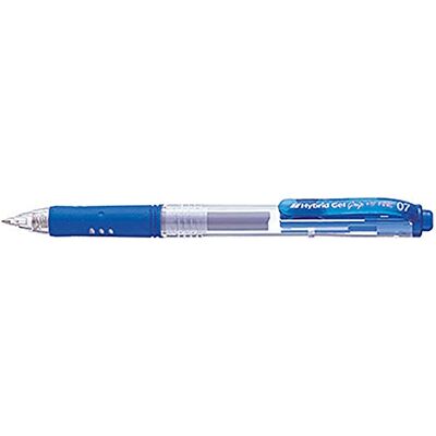 Pentel Hybrid Gel Grip retrátil azul 12 peças (S), caneta de gel retrátil para gel Pen, azul, azul, transparente, médio, 0,7 mm, metal) Pentel Hybrid Gel Grip retrátil azul 12 peças (S), caneta de gel retrátil para gel Pen, azul, azul, transparente, médio, 0,7 mm, metal)