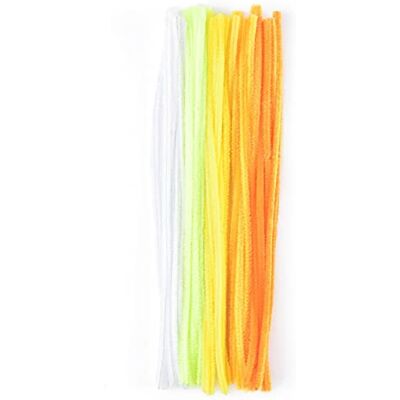 Creative Pipe Cleaners Mix For Crafts 8 mm x 30 cm, 50 peças, fibra sintética, amarelo, 30 x 0,8 x 0,1 cm Creative Pipe Cleaners Mix For Crafts 8 mm x 30 cm, 50 peças, fibra sintética, amarelo, 30 x 0,8 x 0,1 cm