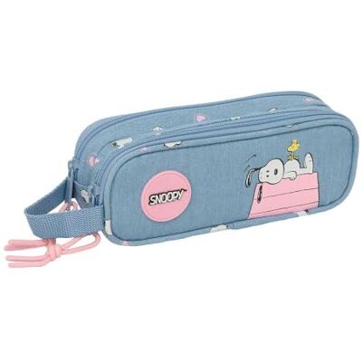 Safta Plumier Triple Snoopy 37 peças, estojo escolar com 3 compartimentos e fecho, inclui marcadores, 16 lápis de cores, caneta esferográfica, régua e borracha, medidas 12,5 x 5,5 x 19,5 3 BR, Estojo Safta Plumier Triple Snoopy 37 peças, estojo escolar com 3 compartimentos e fecho, inclui marcadores, 16 lápis de cores, caneta esferográfica, régua e borracha, medidas 12,5 x 5,5 x 19,5 3 BR, Estojo
