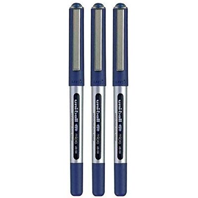 Uni-Ball Azul olho micro caneta 0,5 mm metal ponta ponta 0,2 mm linha água baseada tinta pigmento une fluxo sistema impermeável anti-dissipamento UB-150 (embalagem de 3) Uni-Ball Azul olho micro caneta 0,5 mm metal ponta ponta 0,2 mm linha água baseada tinta pigmento une fluxo sistema impermeável anti-dissipamento UB-150 (embalagem de 3)