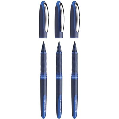 Schneider One Business Ultra Smooth 06 Lote de 3 rolos de tinta (06), azul Schneider One Business Ultra Smooth 06 Lote de 3 rolos de tinta (06), azul