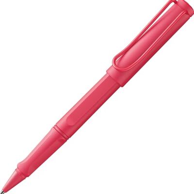 Lamy Safari Sunset Caneta de rolo com pega ergonómica, largura do traço M para uma agradável escrita prolongada de plástico robusto ASA com recarga de rolo M 63 preto Lamy Safari Sunset Caneta de rolo com pega ergonómica, largura do traço M para uma agradável escrita prolongada de plástico robusto ASA com recarga de rolo M 63 preto