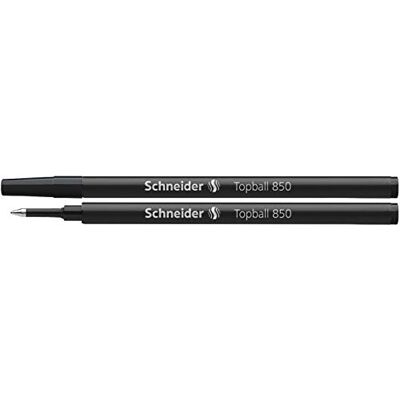 SCHNEIDER Topball 850 Recarga para caneta de rolo (conjunto de 10, tinta preta) SCHNEIDER Topball 850 Recarga para caneta de rolo (conjunto de 10, tinta preta)