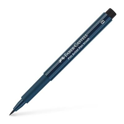 Faber-Castell Pitt Artists' caneta de escova anil escuro-157 Faber-Castell Pitt Artists' caneta de escova anil escuro-157