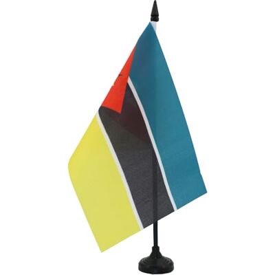 AZ FLAG Bandeira de Mesa de Moçambique 21x14 cm Bandeirinha de Despacho Moçambicana 14 x 21 cm AZ FLAG Bandeira de Mesa de Moçambique 21x14 cm Bandeirinha de Despacho Moçambicana 14 x 21 cm