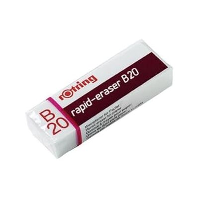Rotring rapid-eraser B20 lote de 3 borrachas de apagar Rotring rapid-eraser B20 lote de 3 borrachas de apagar