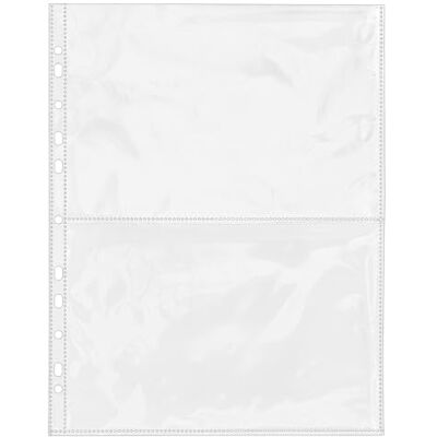 Ideen mit Herz Capas transparentes para documentos, DIN A4, 2 compartimentos de 22 x 15 cm, transparente, 50 unidades Ideen mit Herz Capas transparentes para documentos, DIN A4, 2 compartimentos de 22 x 15 cm, transparente, 50 unidades
