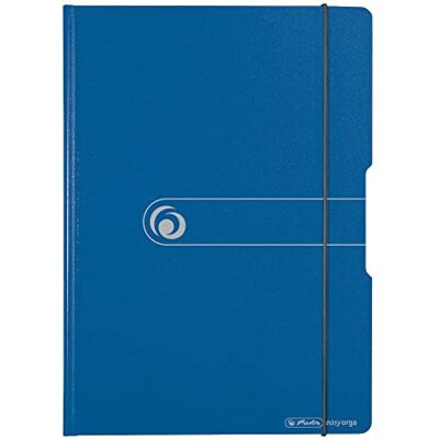 herlitz Easy Orga To Go Pasta com clip (poliestireno, A4), cor azul herlitz Easy Orga To Go Pasta com clip (poliestireno, A4), cor azul