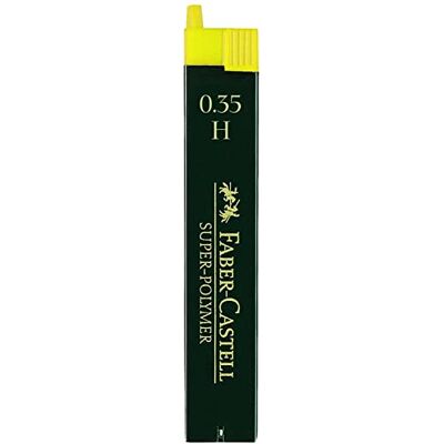 Faber-Castell 120311 Recarga de superpolímero, 0,35 mm, grau de dureza H, 12 peças Faber-Castell 120311 Recarga de superpolímero, 0,35 mm, grau de dureza H, 12 peças