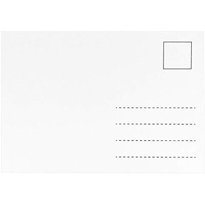 Ideen mit Herz 100 cartões postais em branco, DIN A6, 10,5 cm x 14,8 cm, para impressão, design estável, 300 g/m² Ideen mit Herz 100 cartões postais em branco, DIN A6, 10,5 cm x 14,8 cm, para impressão, design estável, 300 g/m²