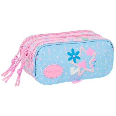 Safta Plumier Triple Blackfit8 Smile de 37 peças, estojo escolar com 3 compartimentos e fecho, inclui 16 lápis, 14 marcadores, régua e semicírculo, medidas 12,5 x 5,5 x 19, 5 cm, Estojo triplo grande Safta Plumier Triple Blackfit8 Smile de 37 peças, estojo escolar com 3 compartimentos e fecho, inclui 16 lápis, 14 marcadores, régua e semicírculo, medidas 12,5 x 5,5 x 19, 5 cm, Estojo triplo grande