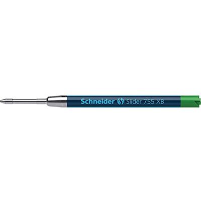 SCHNEIDER Slider 755 XB Recarga de caneta verde com sistema de tinta ViscoGlide por -2pk SCHNEIDER Slider 755 XB Recarga de caneta verde com sistema de tinta ViscoGlide por -2pk