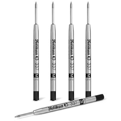 Pelikan Norma internacional preto 337 M 5-pack recargas esferográfica Pelikan Norma internacional preto 337 M 5-pack recargas esferográfica