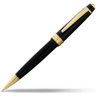Cross Caneta esferográfica Bailey Light com detalhes em ouro, preto Cross Caneta esferográfica Bailey Light com detalhes em ouro, preto