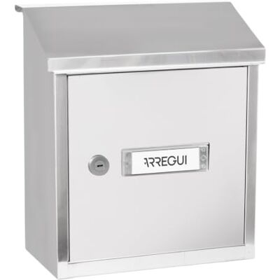 ARREGUI V4097 Caixa de correio de aço inoxidável para portas ou portas no interior, boca para recolha de cartas de 23 x 4 cm, tamanho S (correio DIN A5), anti-corrosivo, fácil de instalar, INOX brilho ARREGUI V4097 Caixa de correio de aço inoxidável para portas ou portas no interior, boca para recolha de cartas de 23 x 4 cm, tamanho S (correio DIN A5), anti-corrosivo, fácil de instalar, INOX brilho