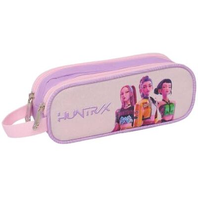 Safta Plumier Triple K-Pop Demon Hunters Iconic 37 peças, estojo escolar com 3 compartimentos e fecho de correr, inclui marcadores, cores, régua, medidas 12,5 x 5,5 cm, Estojo duplo K-pop, Clássico Safta Plumier Triple K-Pop Demon Hunters Iconic 37 peças, estojo escolar com 3 compartimentos e fecho de correr, inclui marcadores, cores, régua, medidas 12,5 x 5,5 cm, Estojo duplo K-pop, Clássico