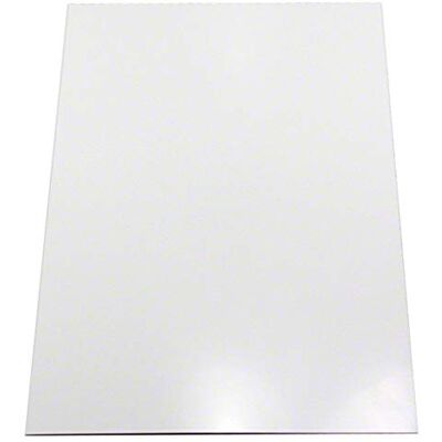 FIRST4MAGNETS Ferroflex® A4 Folha Ferrosa Flexível 3m™ Autoadesivo e Superfície de Toalhetes Secos Brancos Brilhantes (1 Folha) FIRST4MAGNETS Ferroflex® A4 Folha Ferrosa Flexível 3m™ Autoadesivo e Superfície de Toalhetes Secos Brancos Brilhantes (1 Folha)