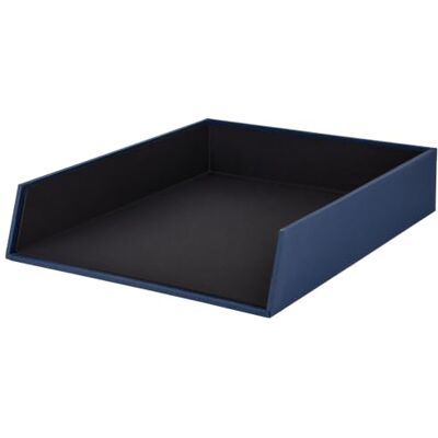 Rössler Papier S.O.H.O. Cesto de armazenamento para DIN A4, empilhável, azul-marinho, 1 unidade Rössler Papier S.O.H.O. Cesto de armazenamento para DIN A4, empilhável, azul-marinho, 1 unidade