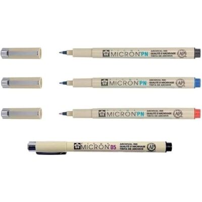 SAKURA Pigma Micron Pn.Set de 3 lápis Pigma Micron Everyday Pens +1 preto SAKURA Pigma Micron Pn.Set de 3 lápis Pigma Micron Everyday Pens +1 preto