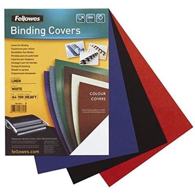 Fellowes Capas para encadernar de polipropileno, A4, transparente Fellowes Capas para encadernar de polipropileno, A4, transparente