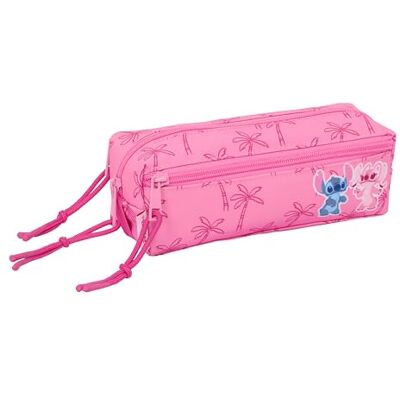 safta Stitch Chill Suporte triplo pequeno, estojo infantil, estojo infantil, ideal para crianças na idade escolar, confortável e versátil, qualidade e resistência, 22 x 6 x 8,5 cm safta Stitch Chill Suporte triplo pequeno, estojo infantil, estojo infantil, ideal para crianças na idade escolar, confortável e versátil, qualidade e resistência, 22 x 6 x 8,5 cm