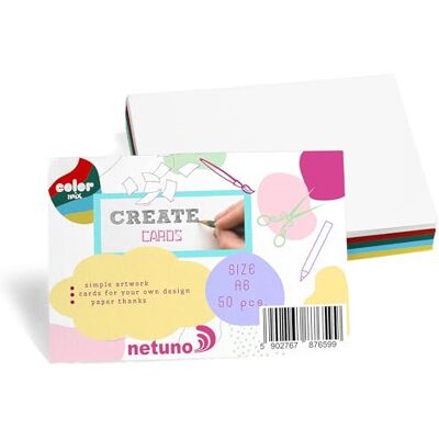 Netuno 50 folhas cartolina Bristol em cores sortidas A6 105 x 148 mm 250 g 5 cores variadas conjunto de cartões em branco para trabalhos manuais projetos criativos escolas escritório aniversário Netuno 50 folhas cartolina Bristol em cores sortidas A6 105 x 148 mm 250 g 5 cores variadas conjunto de cartões em branco para trabalhos manuais projetos criativos escolas escritório aniversário