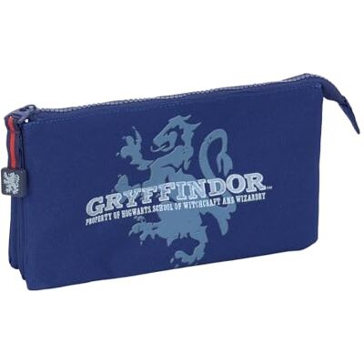 safta Harry Potter Captain Suporte triplo para crianças, estojo infantil, ideal para crianças na idade escolar, confortável e versátil, qualidade e resistência, 22 x 3 x 12 cm safta Harry Potter Captain Suporte triplo para crianças, estojo infantil, ideal para crianças na idade escolar, confortável e versátil, qualidade e resistência, 22 x 3 x 12 cm