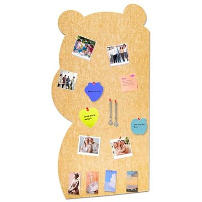 leyomgamz Cortiça parede feltro prancha de cortiça pare, peça quadro cortiça parede, 40 x 80 cm, placa de feltro em forma de urso, quadro de anúncios para paredes de fotos e notas em casa escritório leyomgamz Cortiça parede feltro prancha de cortiça pare, peça quadro cortiça parede, 40 x 80 cm, placa de feltro em forma de urso, quadro de anúncios para paredes de fotos e notas em casa escritório
