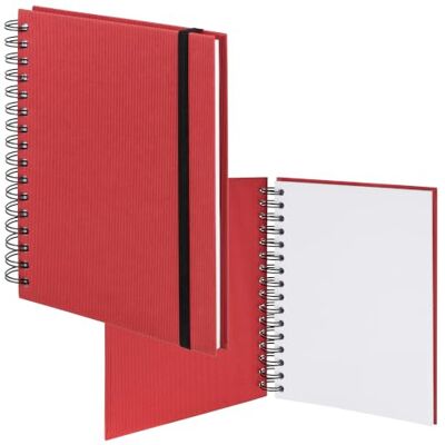 Rössler Papier S.O.H.O. Caderno com fecho elástico, DIN A5, 21,8 x 15,5 x 2 cm, 80 folhas, vermelho, 1 unidade Rössler Papier S.O.H.O. Caderno com fecho elástico, DIN A5, 21,8 x 15,5 x 2 cm, 80 folhas, vermelho, 1 unidade