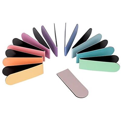 Ideen mit Herz Clips magnéticos para marcapáginas, 6 cm de largo, 2 cm de ancho, 10 unidades Ideen mit Herz Clips magnéticos para marcapáginas, 6 cm de largo, 2 cm de ancho, 10 unidades