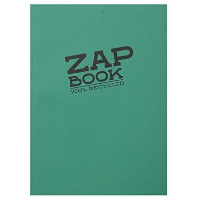 Clairefontaine 14,8 x 21 cm Caderno Zap Book colado em cores sortidas Clairefontaine 14,8 x 21 cm Caderno Zap Book colado em cores sortidas