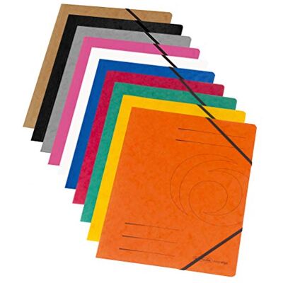 herlitz Colorspan Lote de pastas de borracha (10 unidades, A4) herlitz Colorspan Lote de pastas de borracha (10 unidades, A4)