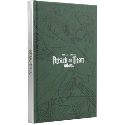 Grupo Erik Ataque a los titanes Cuaderno A5 punteado Journaling notebook A5, Bloc de notas A5, Merchandising Oficial, Tapa dura y Marcapáginas, 192 págs Grupo Erik Ataque a los titanes Cuaderno A5 punteado Journaling notebook A5, Bloc de notas A5, Merchandising Oficial, Tapa dura y Marcapáginas, 192 págs