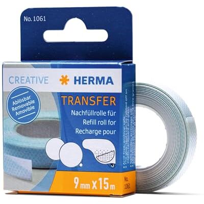 HERMA Substituição para rolo de cola (15 m x 18 mm, não permanente) HERMA Substituição para rolo de cola (15 m x 18 mm, não permanente)