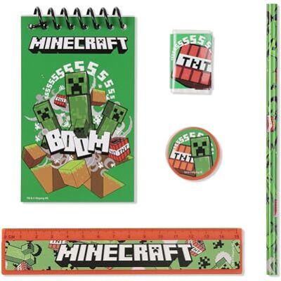 Disney Conjunto de 5 peças de papel minecraft (12 x 4) Disney Conjunto de 5 peças de papel minecraft (12 x 4)