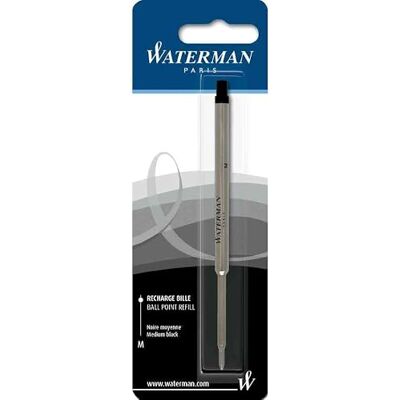 Waterman Conjunto de 2 recargas esferográfica Standard Maxima preto tamanho médio Waterman Conjunto de 2 recargas esferográfica Standard Maxima preto tamanho médio