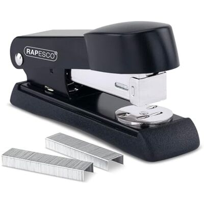 Rapesco Minno agrafador metálico, capacidade de 20 folhas, usa grampos 26 e 24/6 mm, preto Rapesco Minno agrafador metálico, capacidade de 20 folhas, usa grampos 26 e 24/6 mm, preto