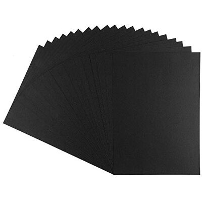 Ideen mit Herz Cartolinas, cartão fotográfico, formato DIN A4, preto, 220 g/m², 20 unidades Ideen mit Herz Cartolinas, cartão fotográfico, formato DIN A4, preto, 220 g/m², 20 unidades