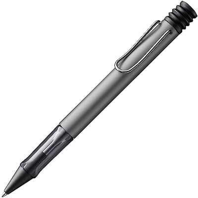 Lamy AL-star graphite Caneta esferográfica com aderência transparente, ergonómica e largura do traço M corpo leve de alumínio, inclui recarga de grande capacidade M 16 em preto Lamy AL-star graphite Caneta esferográfica com aderência transparente, ergonómica e largura do traço M corpo leve de alumínio, inclui recarga de grande capacidade M 16 em preto