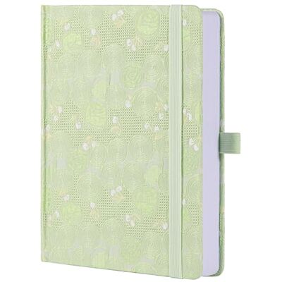 TIEFOSSI Diários forrados para escrever caderno floral estético, cadernos de capa dura A5 com linhas universitárias para mulheres e meninas, 3.53 oz/m², 316 páginas numeradas, trabalho, escritório TIEFOSSI Diários forrados para escrever caderno floral estético, cadernos de capa dura A5 com linhas universitárias para mulheres e meninas, 3.53 oz/m², 316 páginas numeradas, trabalho, escritório