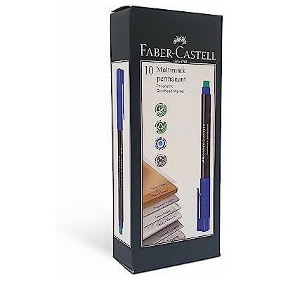 Faber-Castell OHP-CD Marcadores permanentes, 10 unidades Faber-Castell OHP-CD Marcadores permanentes, 10 unidades
