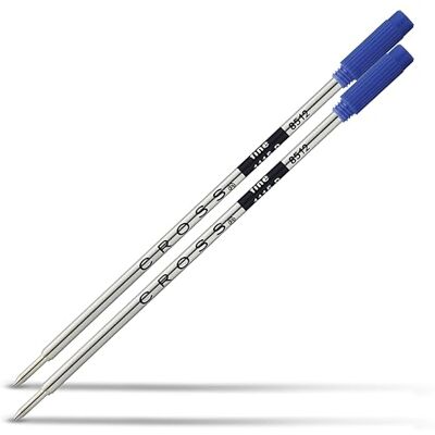 Cross Recarga para caneta (2 unidades), cor azul Cross Recarga para caneta (2 unidades), cor azul