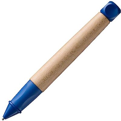 Lamy abc blue porta-minas infantil para iniciantes com pega ergonómica e robusta madeira de ácer inclui recarga de linha fina M 44 1,4 mm Lamy abc blue porta-minas infantil para iniciantes com pega ergonómica e robusta madeira de ácer inclui recarga de linha fina M 44 1,4 mm