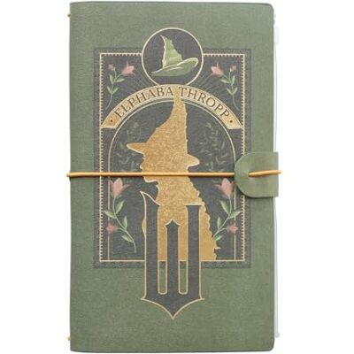 Grupo Erik Caderno de viagem Wicked Elphaba Diário de viagem (Travel Journal : Couro sintético) Papelaria bonita Diário pessoal : Presente para Mulher Bloco de notas pequeno de bolso, 19,6x12 Grupo Erik Caderno de viagem Wicked Elphaba Diário de viagem (Travel Journal : Couro sintético) Papelaria bonita Diário pessoal : Presente para Mulher Bloco de notas pequeno de bolso, 19,6x12
