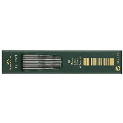 Faber-Castell Minas recarregáveis TK 9071 4H, 2 mm, 10 unidades Faber-Castell Minas recarregáveis TK 9071 4H, 2 mm, 10 unidades