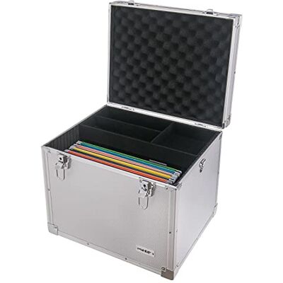 HMF 14812-02 Arquivador de alumínio para pastas pendentes DIN A4, 41 x 33 x 36 cm HMF 14812-02 Arquivador de alumínio para pastas pendentes DIN A4, 41 x 33 x 36 cm