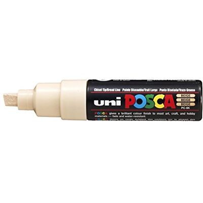 Uni-Ball Marcador de Posca PC-8K Broad bege Uni-Ball Marcador de Posca PC-8K Broad bege