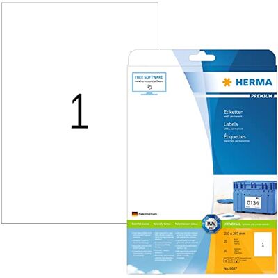 Herma 8637 Etiquetas Universais A4 - Etiquetas Herma 8637 Etiquetas Universais A4 - Etiquetas